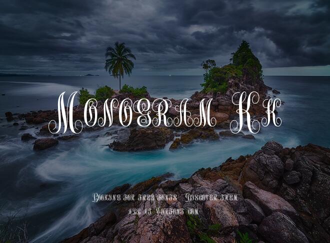 Monogram Kk Font
