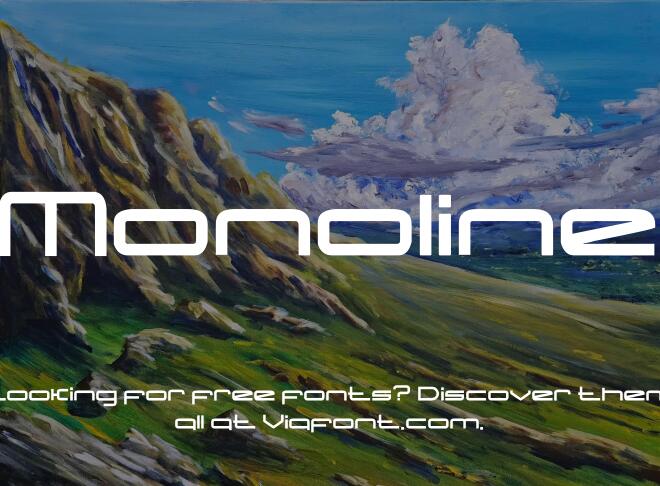 Monoline Font