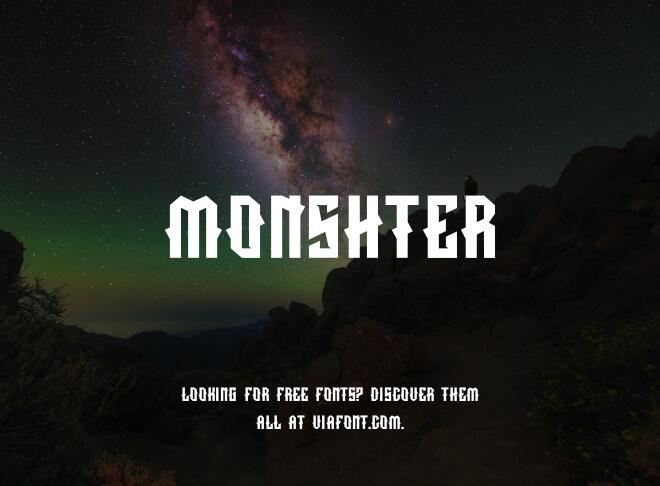 Monshter Font