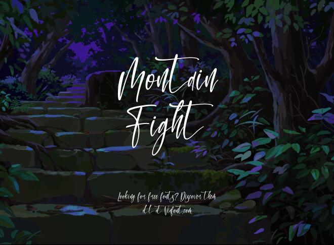 Montain Fight Font