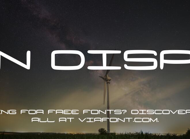Moon Display Font