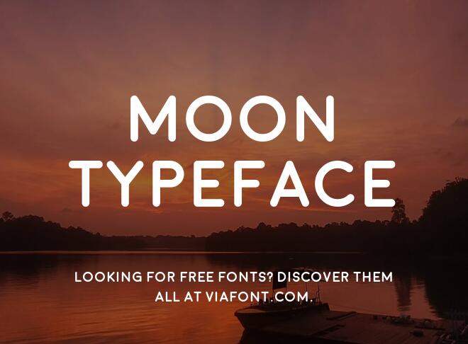 Moon Typeface Font