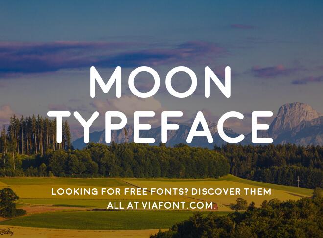 Moon Typeface Font