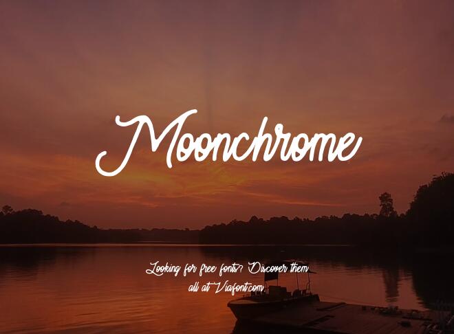 Moonchrome Font