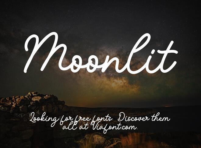 Moonlit Font