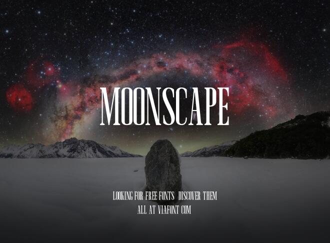Moonscape Font