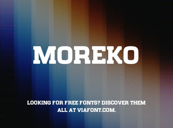 Moreko Font