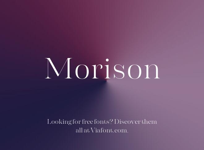 Morison Font