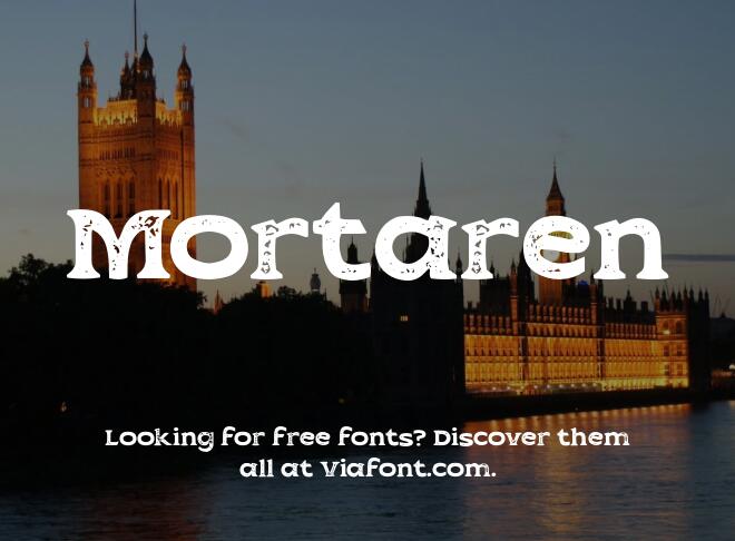 Mortaren Font