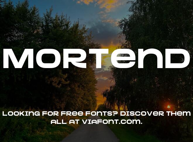 Mortend Font