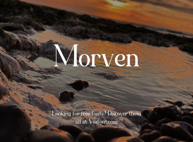 Morven Font