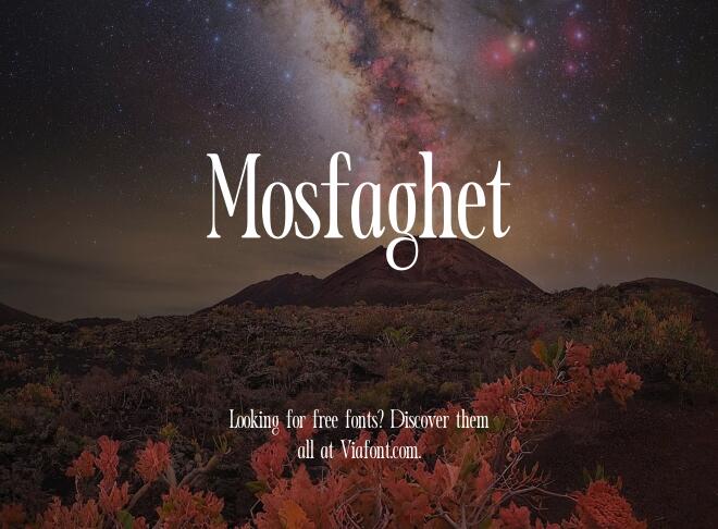 Mosfaghet Font