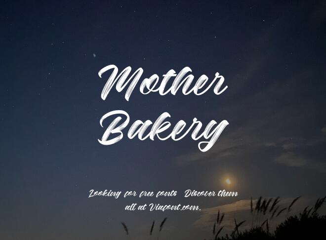 Mother Bakery Font