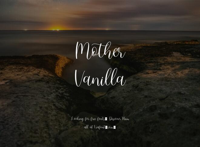 Mother Vanilla Font