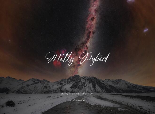Motty Pybed Font
