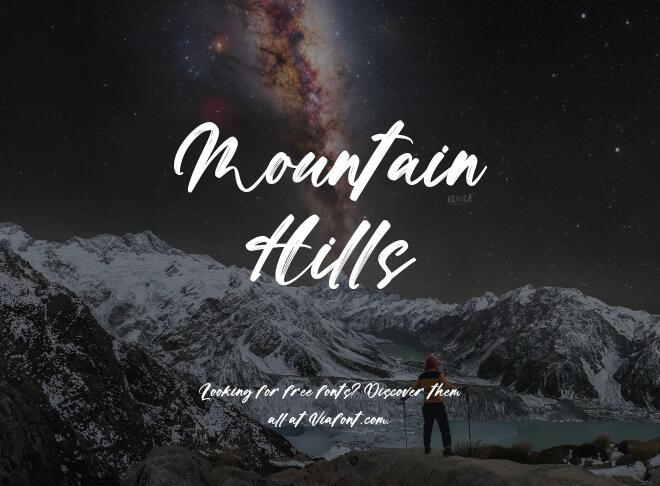 Mountain Hills Font