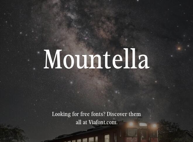Mountella Font
