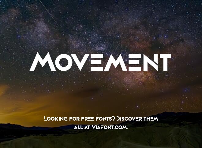 Movement Font