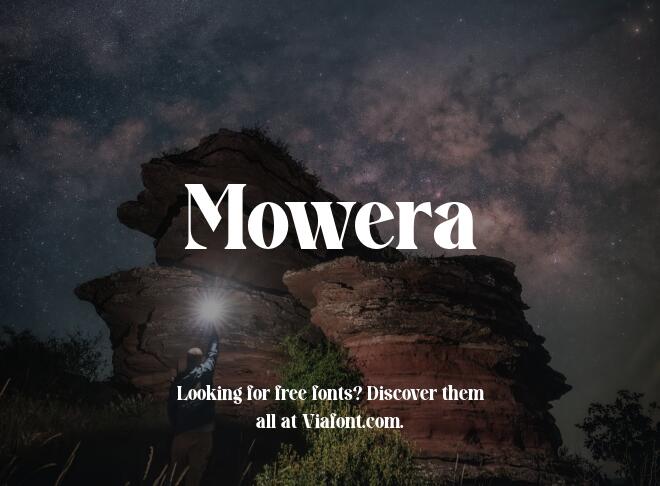 Mowera Font