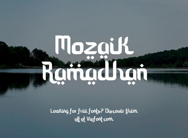 Mozaik Ramadhan Font