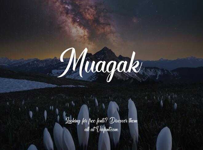 Muagak Font
