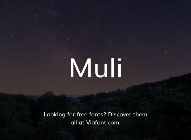 Muli Font