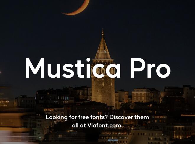 Mustica Pro Font