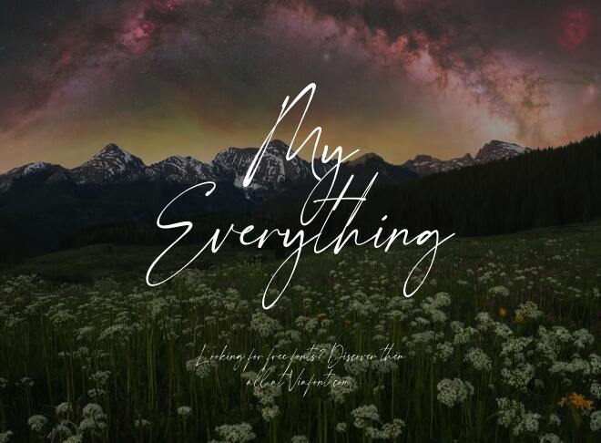 My Everything Font