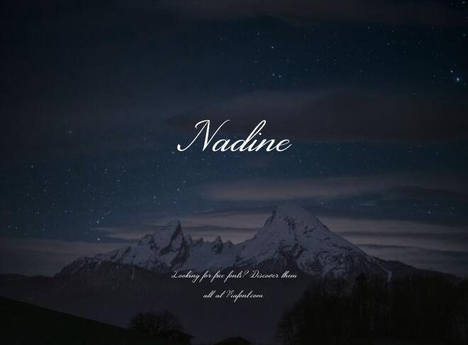 Nadine Font