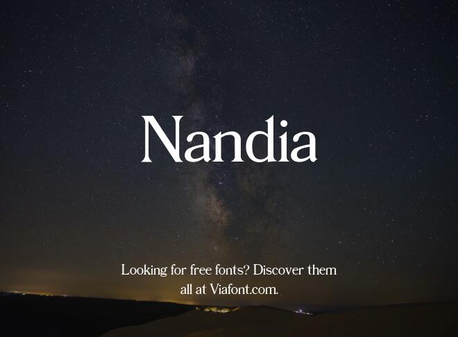 Nandia Font