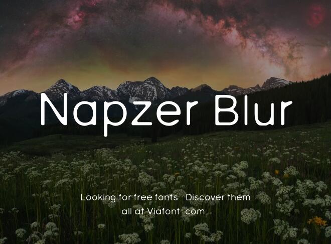 Napzer Blur Font