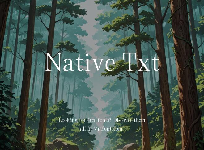 Native Txt Font