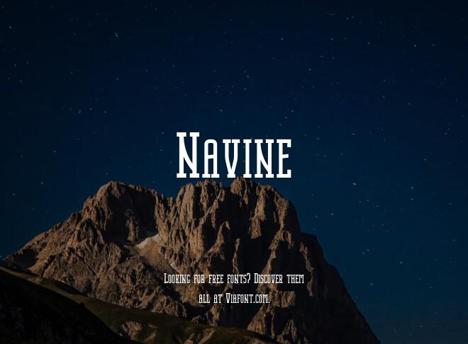 Navine Font