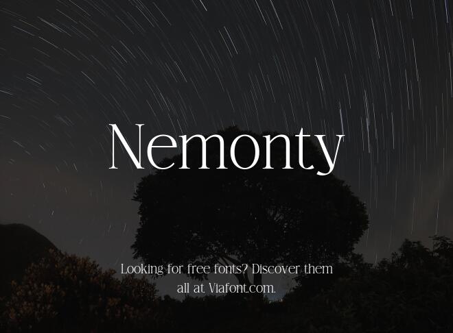 Nemonty Font