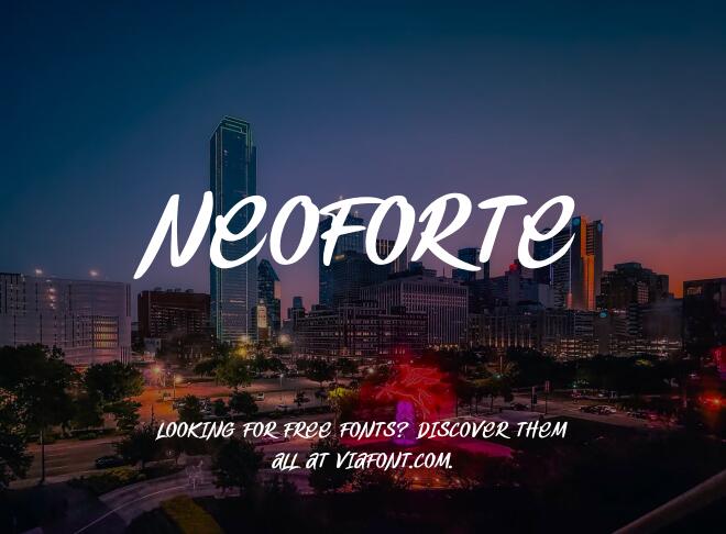 Neoforte Font
