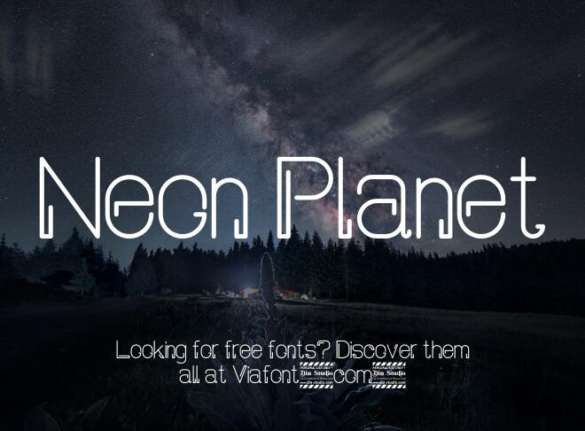 Neon Planet Font