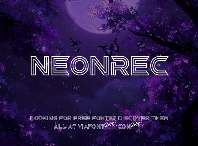 Neonrec Font