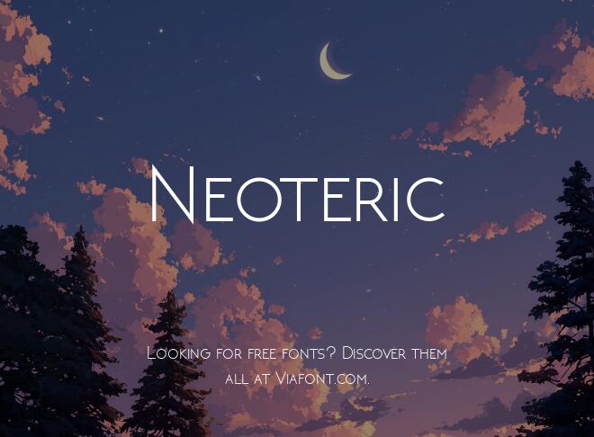 Neoteric Font