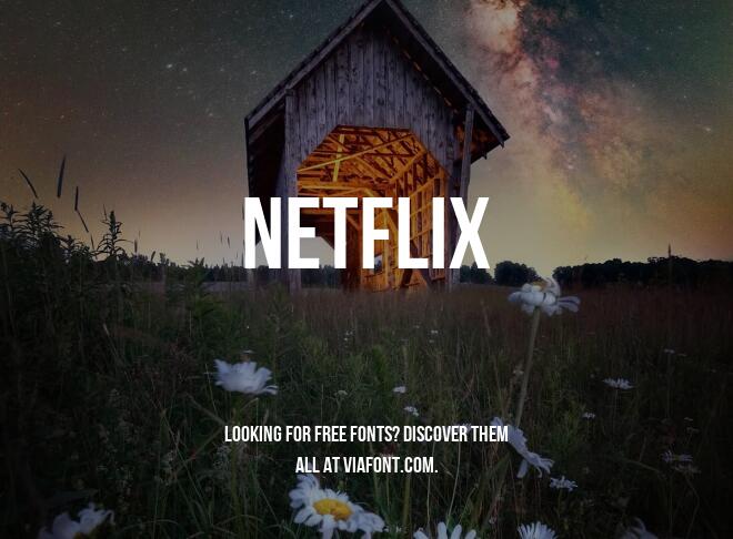 Netflix Font