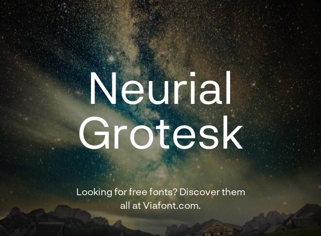 Neurial Grotesk Font