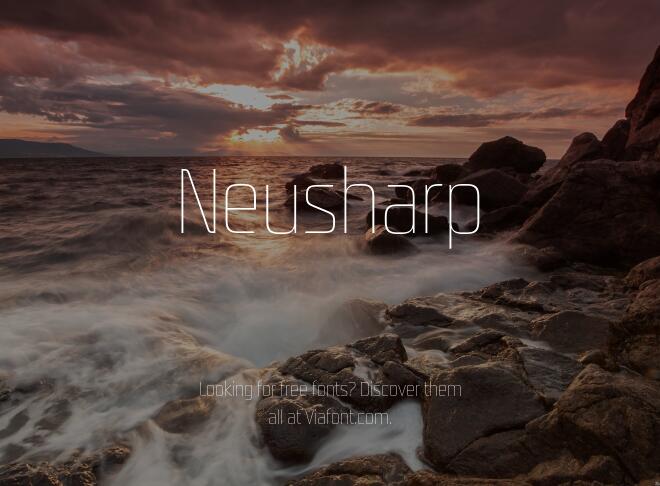 Neusharp Font