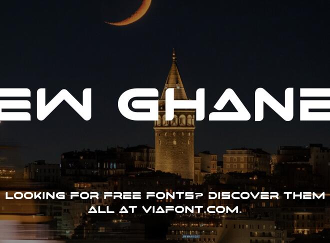 New Ghanes Font