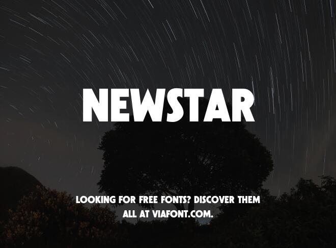 Newstar Font