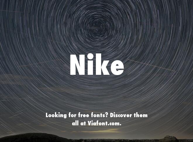 Nike Font