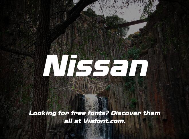 Nissan Font