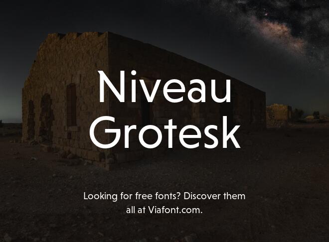 Niveau Grotesk Font