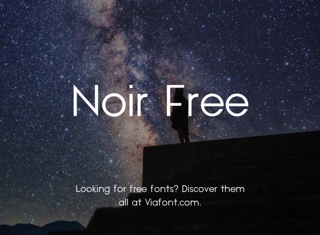 Noir Free Font