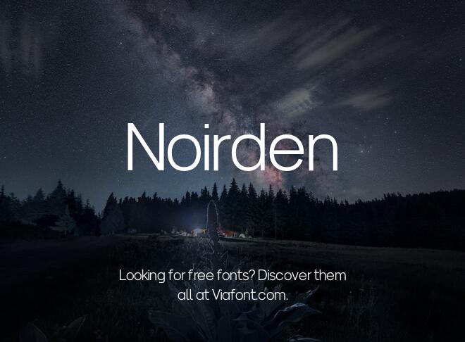 Noirden Font