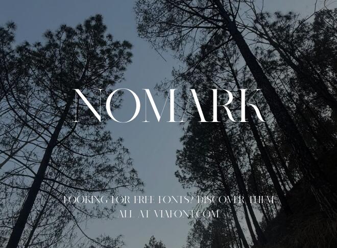 Nomark Font