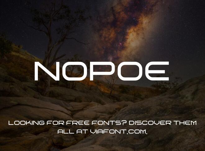 Nopoe Font